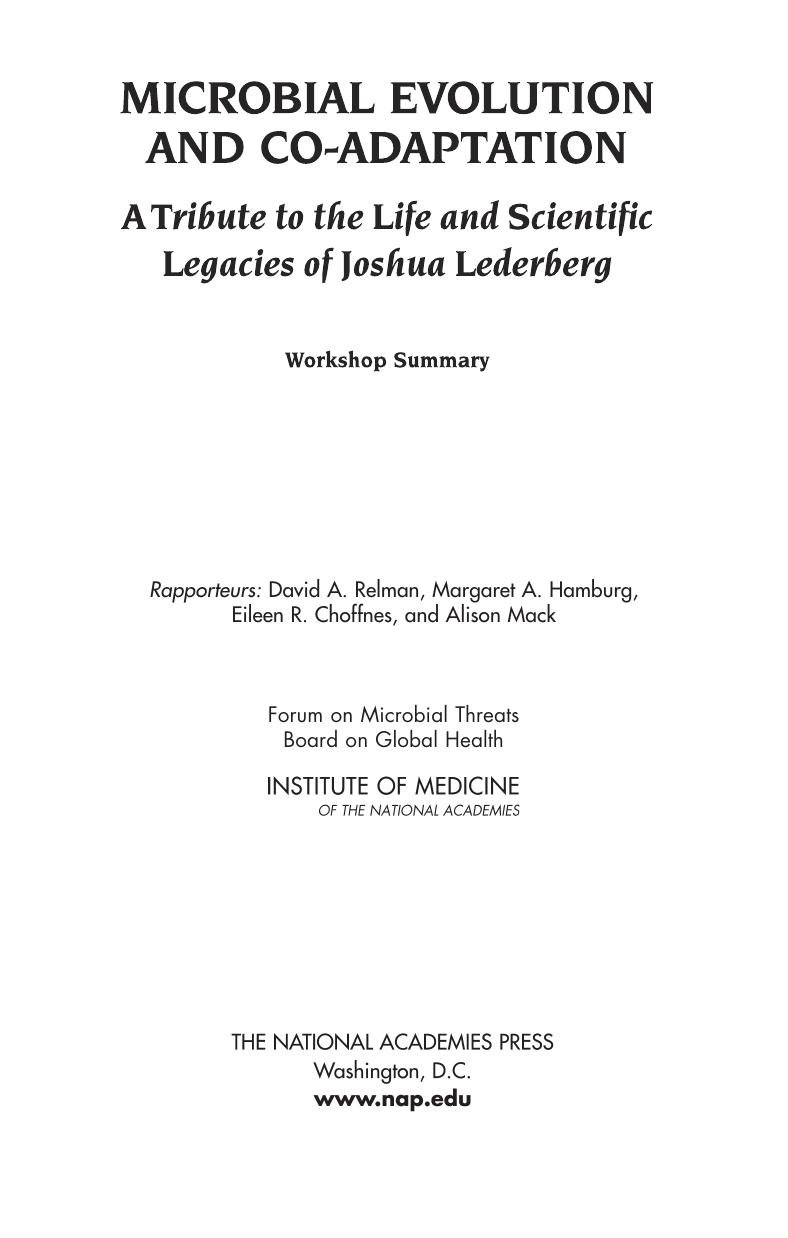 Microbes and Evolution